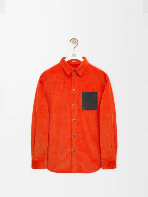 Loewe Shirt in cotton corduroy