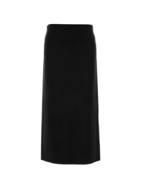 Jil Sander slit maxi skirt