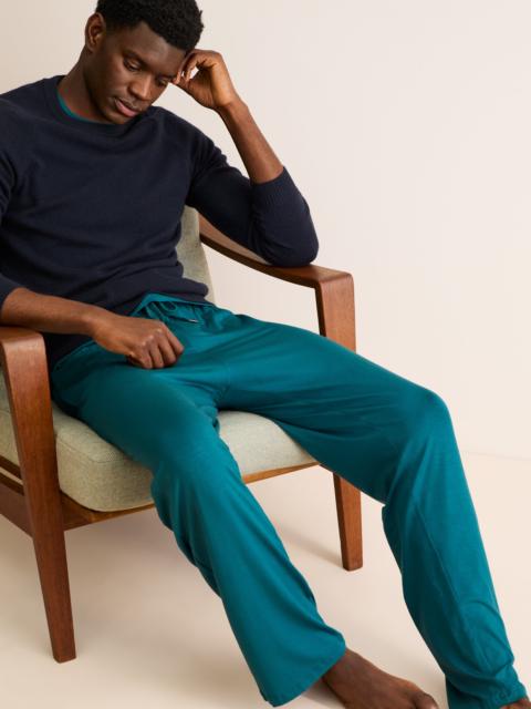 Derek Rose Men's Lounge Pants Basel Micro Modal Stretch Teal