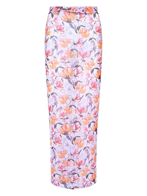 PatBO Women's Honey Flower Beach Skirt - Off White