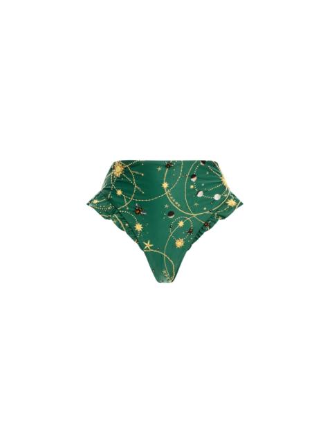 Agua by Agua Bendita Jengibre Astro Esmeralda Bikini Bottom