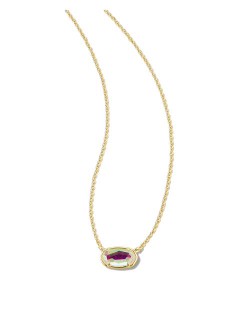 KENDRA SCOTT Grayson Gold Pendant Necklace in Dichroic Glass