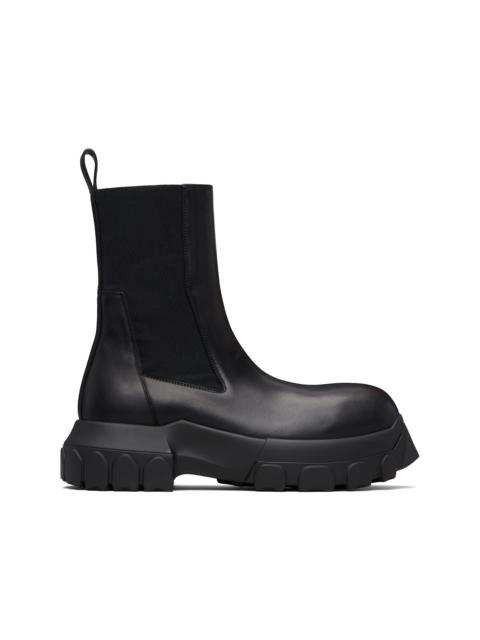 Rick Owens Black Temple Beatle Bozo Tractor Boots