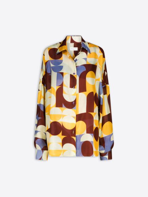 Dries Van Noten SILK COCOON SHIRT