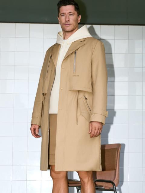 MACKAGE STERLING 2-in-1 Long Trench Coat with Removable Down Bib