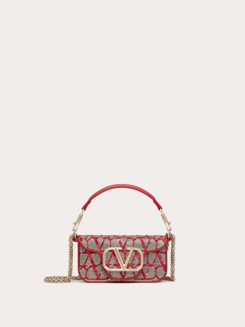 SMALL LOCÒ SHOULDER BAG WITH TOILE ICONOGRAPHE EMBROIDERY