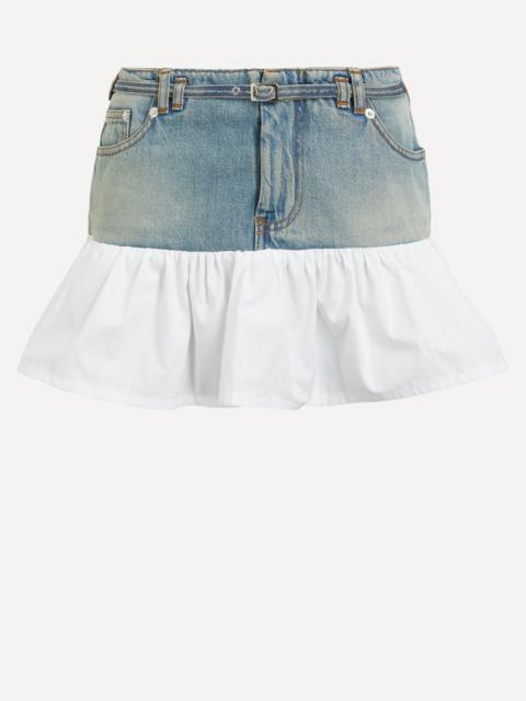 gimaguas Nena Denim Poplin Mini Skirt