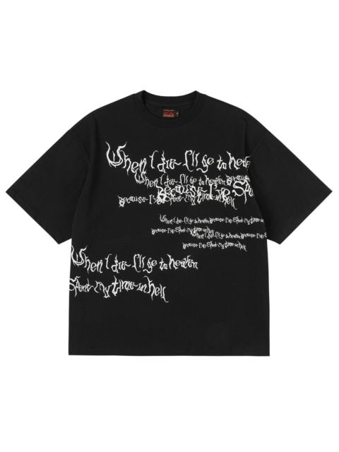 EVISU Gothic Handwriting T-Shirt