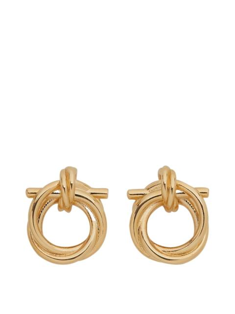 FERRAGAMO Gancini Torchon Earrings
