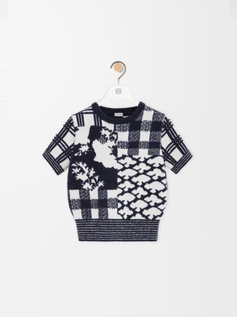 Loewe Short sleeve sweater in wool