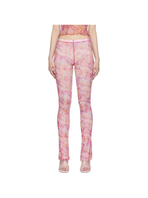 PRISCAVera Pink Nylon Lounge Pants