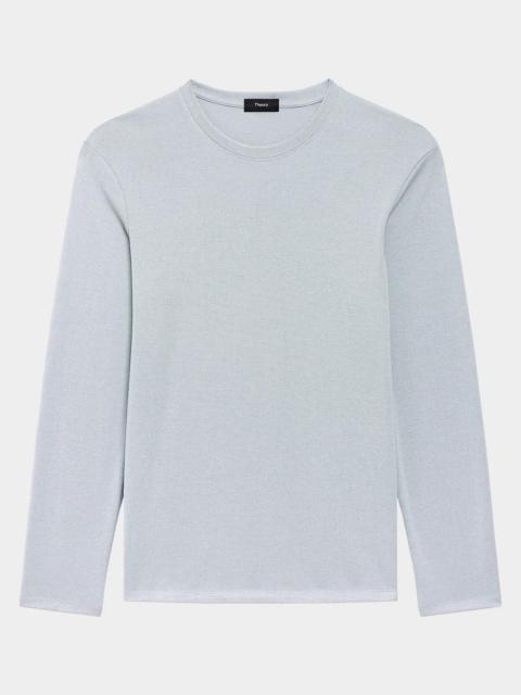 Theory Essential Long-Sleeved Crewneck T-Shirt