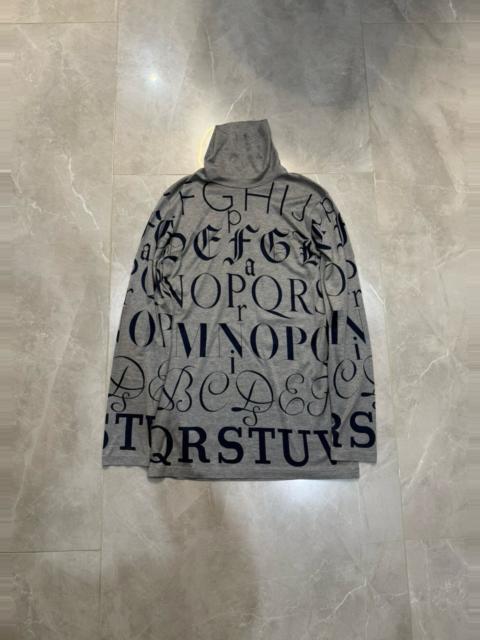 Hermès Hermes 1998 SS06 Old English Script Turtleneck Top