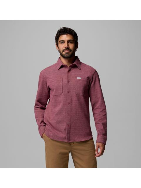 Columbia Men's Twill River Long Sleeve Knit Shirt
