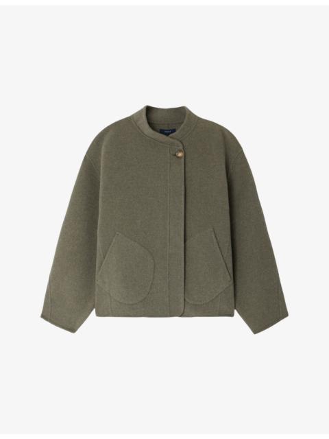 soeur Windsor Relaxed-Fit Wool-Blend Jacket