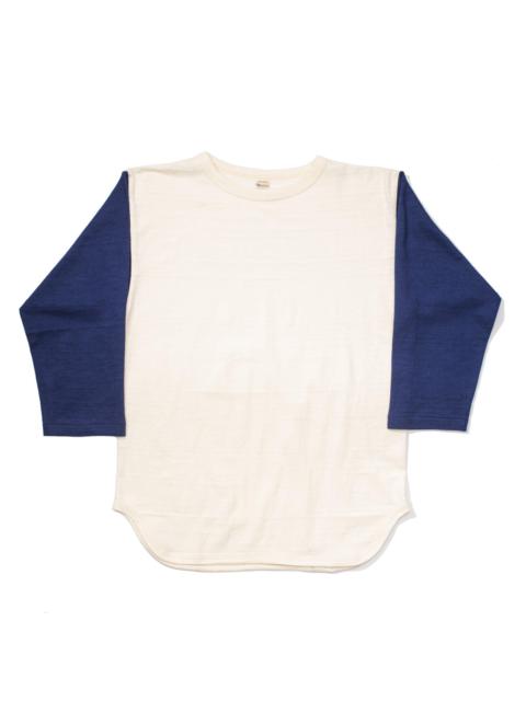 Warehouse & Co. Warehouse & Co Lot. 4800 Baseball Tee Cream/ Navy
