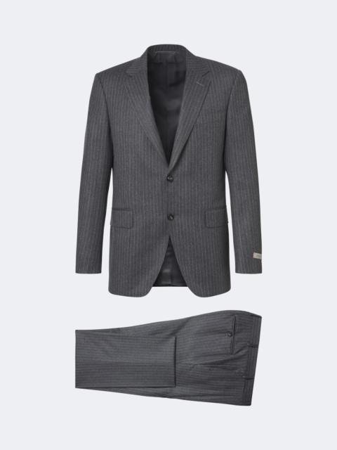 Canali Chalk stripe wool suit