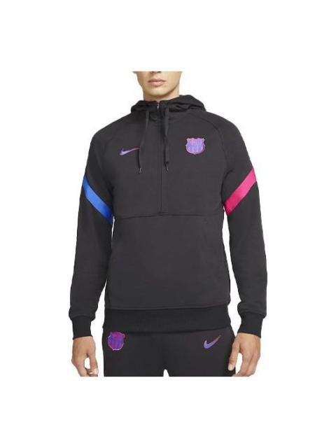 Nike Nike FC Barcelona Contrasting Colors Hoodie 'Black' DB7814-014