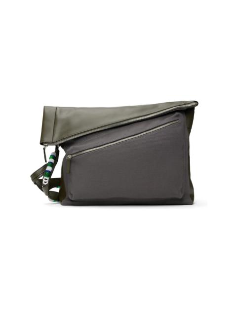 Kiko Kostadinov Gray & Khaki Jarocka Shoulder Bag