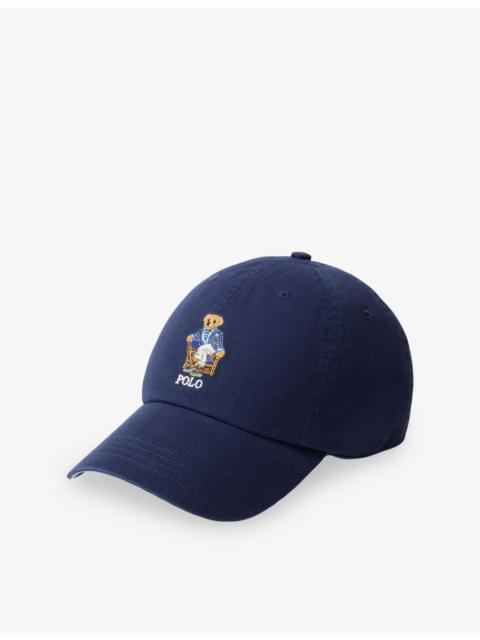 Polo Ralph Lauren Brand-Embroidered Panelled Cotton-Twill Cap