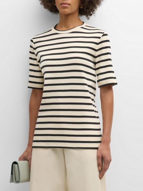Jil Sander Striped Short-Sleeve T-Shirt