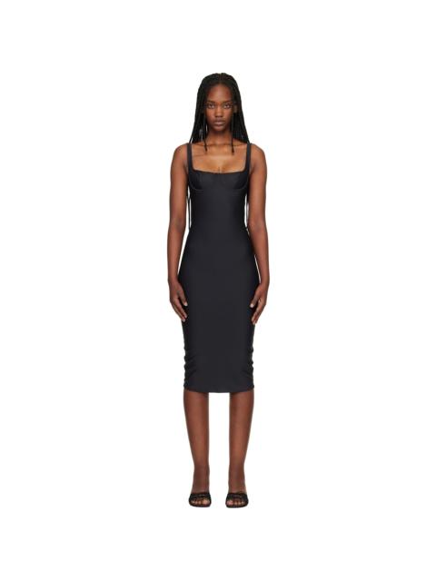SKIMS Black 'SKIMS Body' Midi Dress