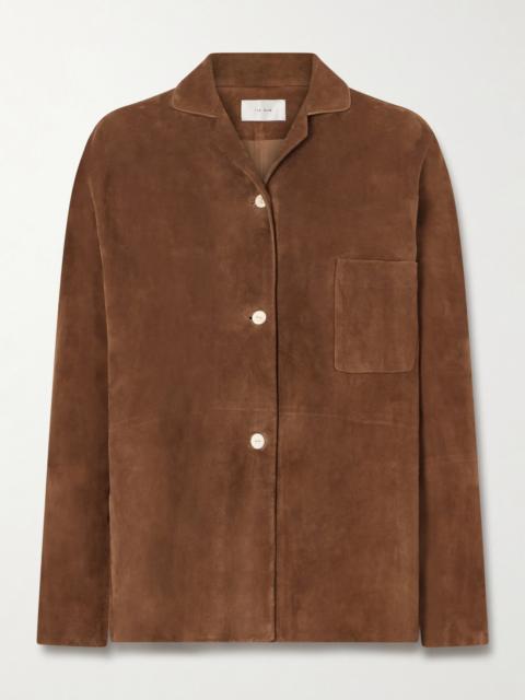 The Row Janine Suede Shirt