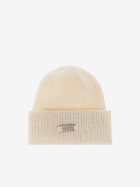 Canada Goose logo-appliqué ribbed-knit beanie hat