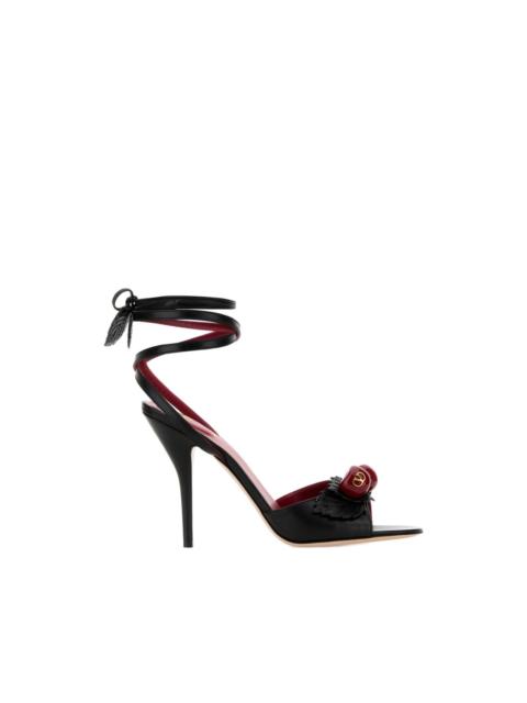 Valentino leaf-embellishment sandals