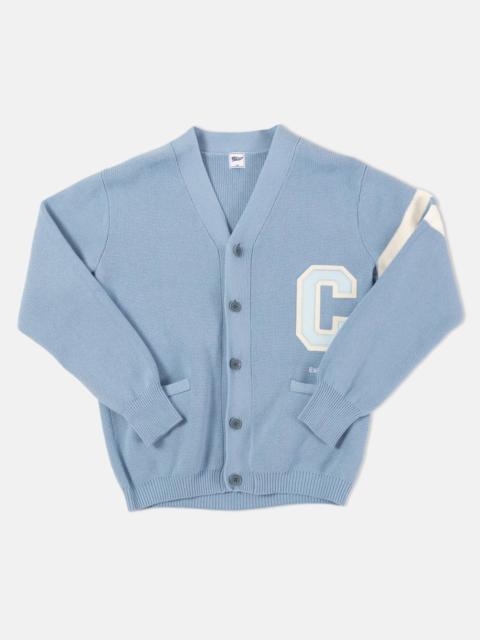 J. PRESS COLUMBIA VARSITY-STYLE COTTON CARDIGAN - TRIM FIT