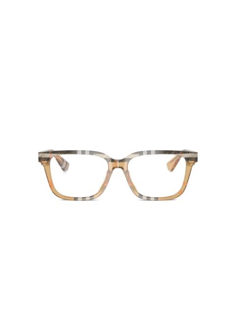 Burberry BE 2425D check square glasses