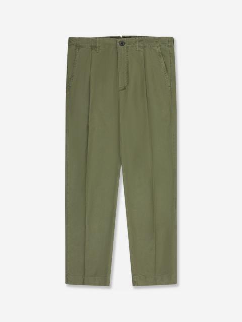 SLOWEAR Loose fit tricochino trousers