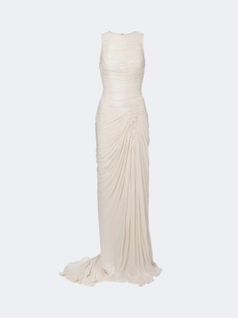 MARMAR HALIM Pleated satin gown