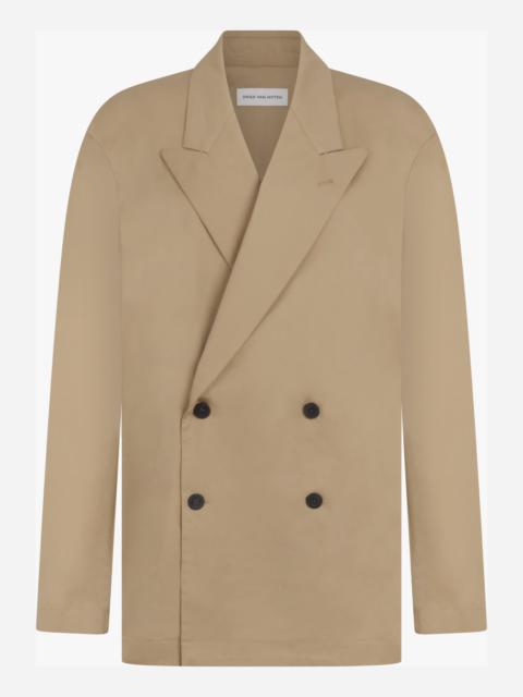 Dries Van Noten CAPLAN DOUBLE BREASTED JACKET | BEIGE