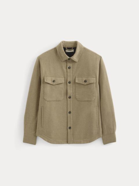 EVERLANE HEAVYWEIGHT WAFFLE TWILL OVERSHIRT