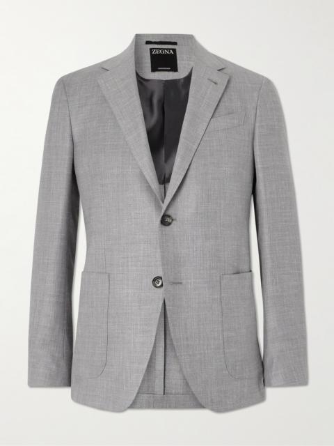 ZEGNA Riviera Slim-Fit Wool, Silk and Linen-Blend Suit Jacket