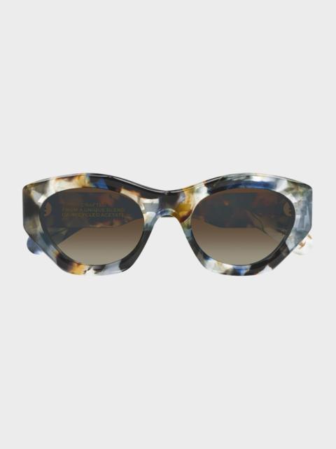 Chloé 53mm Recycled Acetate Cat-Eye Sunglasses
