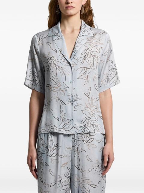 PESERICO floral-print shirt