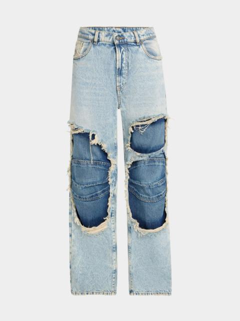 Men's D-Fire Destroyed Jeans