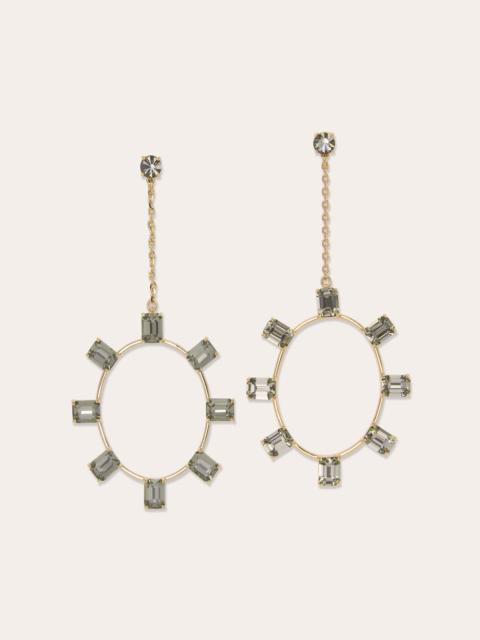 RAMY BROOK Alanna Stone Drop Earrings | GOLD GRAPHITE