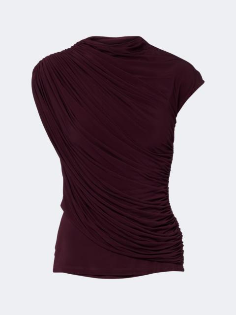 TOVE Khari draped jersey top