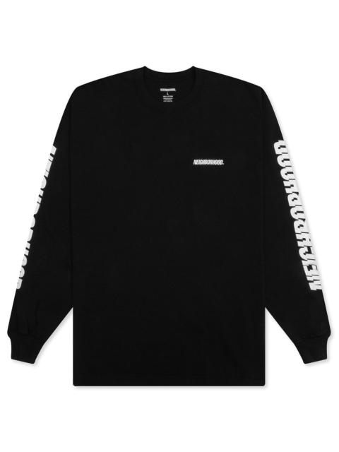 NEIGHBORHOOD NH. L/S TEE 1 - BLACK