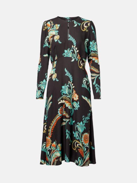 Etro Floral midi dress