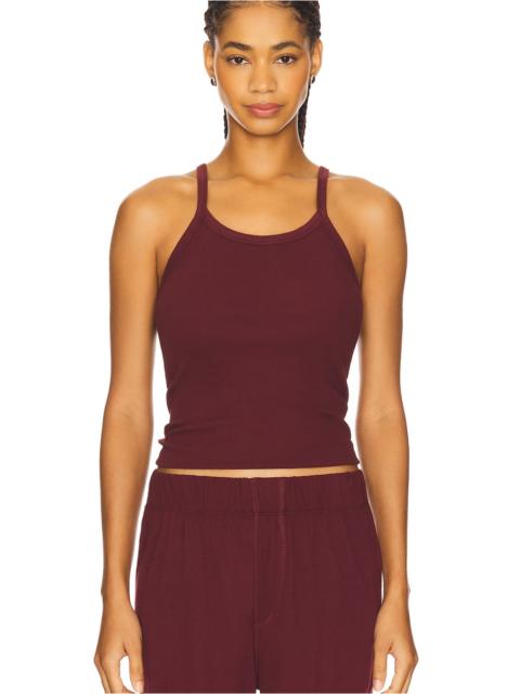 ÉTERNE Cotton Rib Tank Top