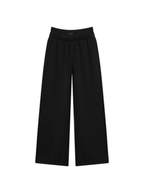 SKIMS SKIMS Cotton Fleece Exposed Boxer Wide Leg Pants
