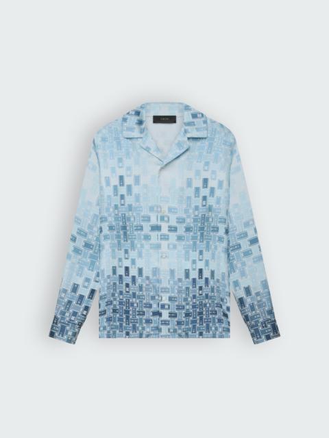 AMIRI GRADIENT TAPE PJ SHIRT