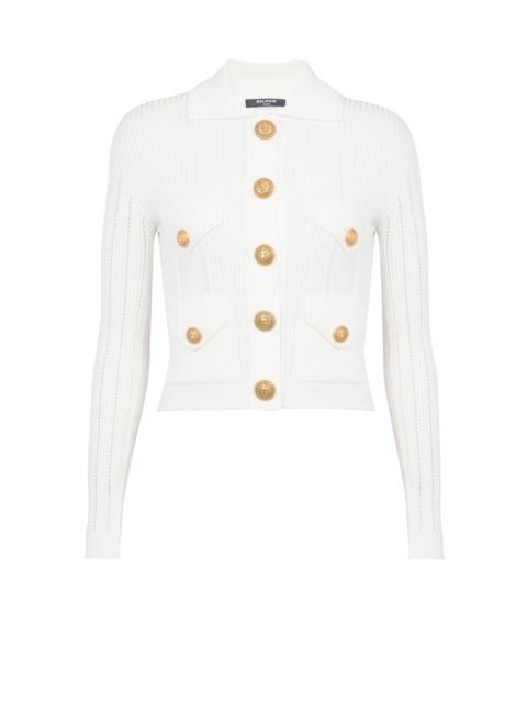 Balmain Buttoned knit cardigan