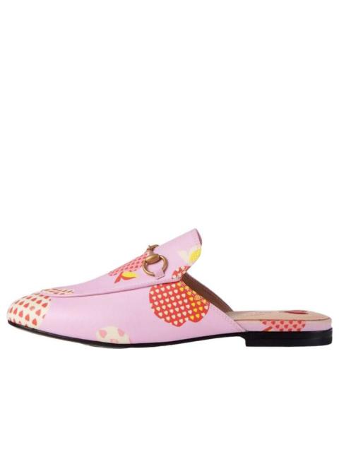 (WMNS) Gucci Princetown Slippers 'Pink Orange' 664201-22M10-5770