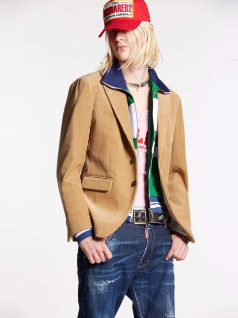 DSQUARED2 TRACK LONDON CORD JACKET