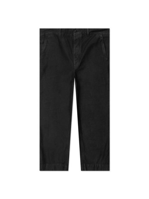 RELAXED FITTING COTTON TROUSERS GD 7333 M.W. - BLACK